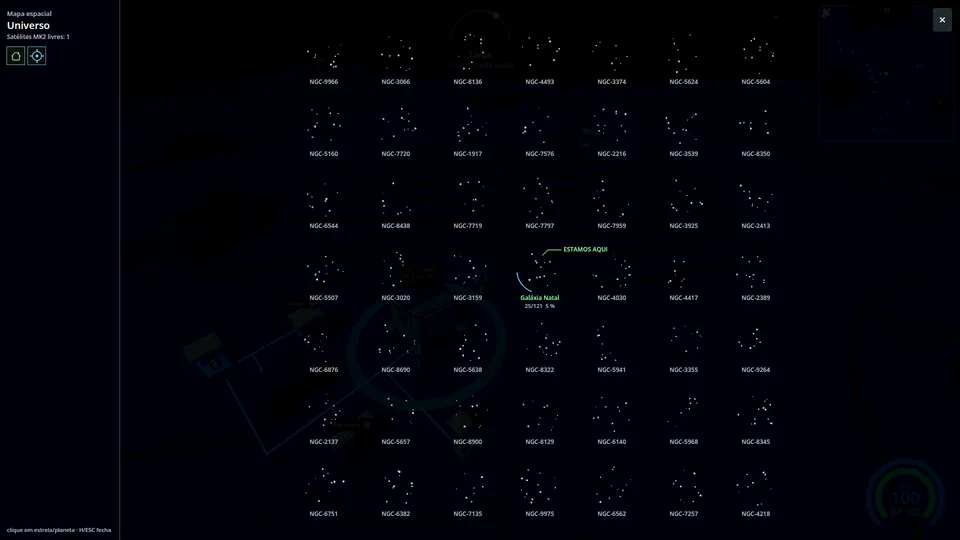 A visão do universo liberada por um satélite MK2.